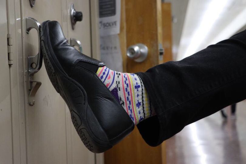 The Shoes of Teachers at Ida B. Wells