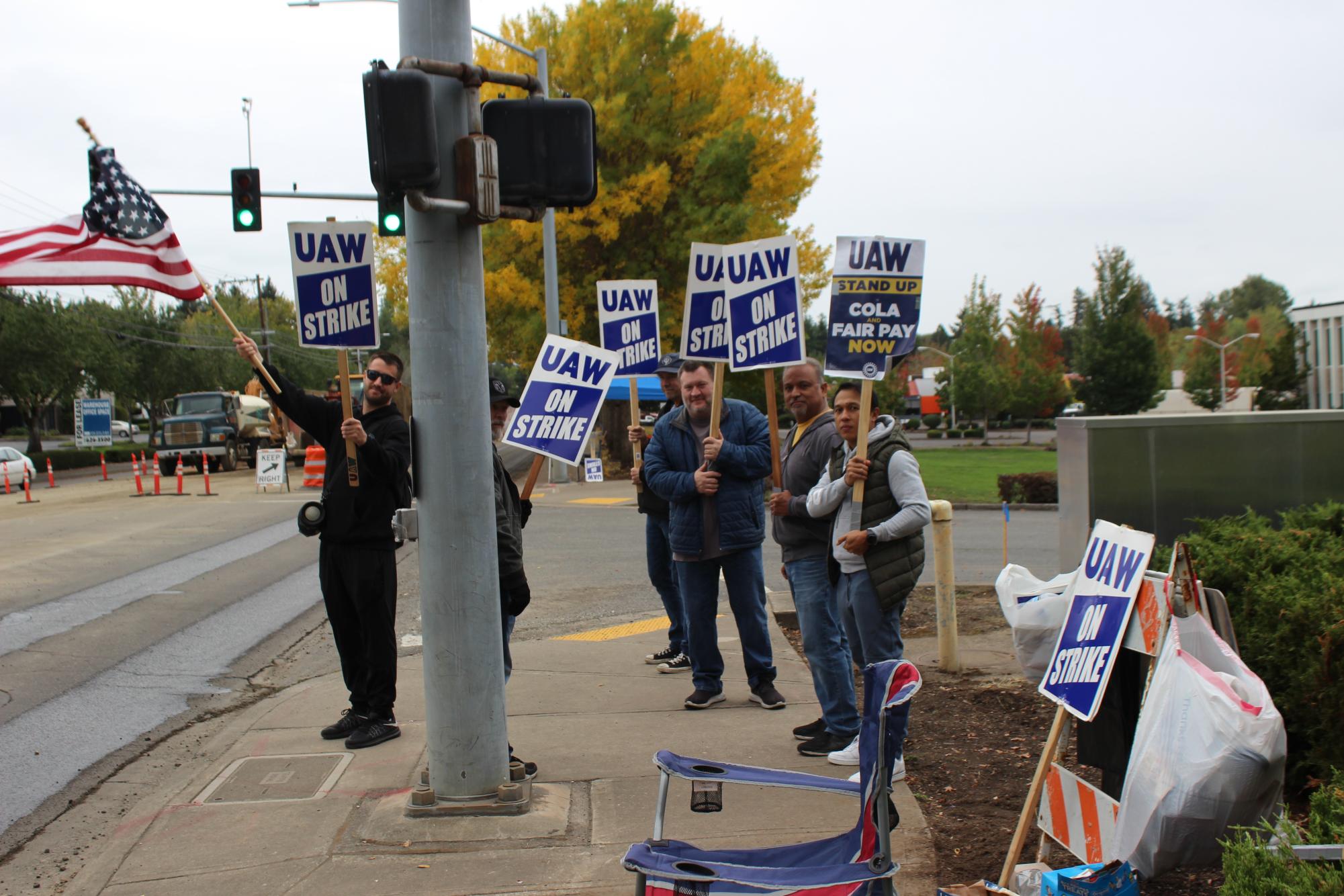 United Auto Workers Strike The Headlight