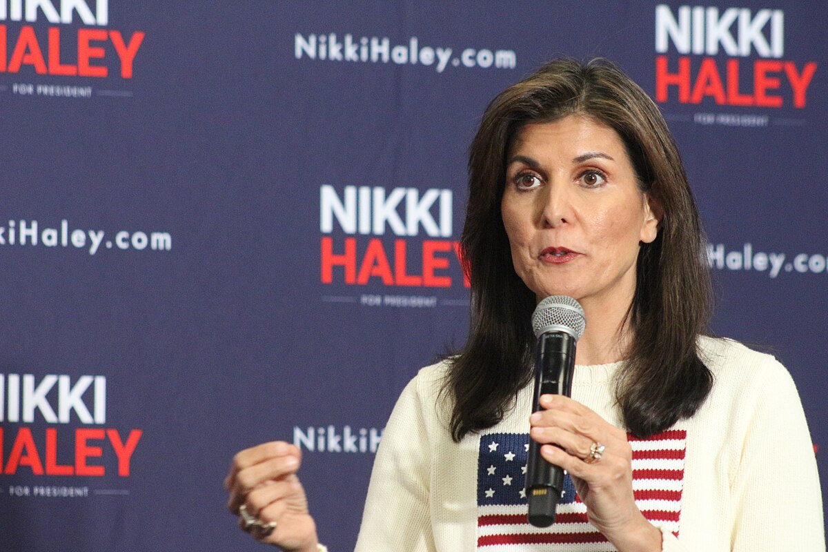 Nikki Haley campaigns for primaries / CC BY 2.0 - Original image here: https://flickr.com/photos/33053264@N00/53407309288