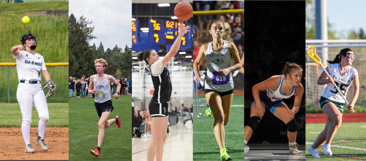 From left to right: Sam Stevens, Otto Sellers, Lily Petrie, Jane Coffey-Read, Zorina Johnson and Sophie Lafrenz